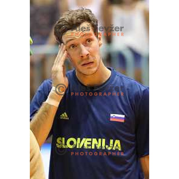 Goran Dragic of Slovenia in action during Adecco Cup basketball match between Slovenia and Hungary in Tabor Hall, Maribor, Slovenia on August 4, 2017