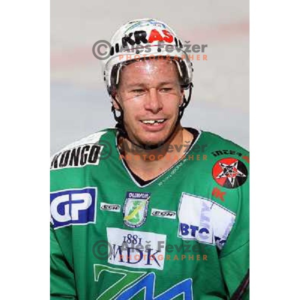 Muric at match ZM Olimpija-Graz 99ers in Ebel league,played in Ljubljana (Slovenia) 27.11.2007. Photo by Ales Fevzer 