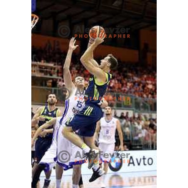Goran Dragic of Slovenia in action during Adecco Cup basketball match between Slovenia and Czech Republic in Tabor Hall, Maribor, Slovenia on August 6, 2017