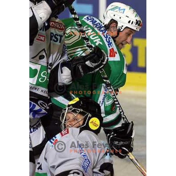 Vnuk at match ZM Olimpija-Graz 99ers in Ebel league,played in Ljubljana (Slovenia) 27.11.2007. Photo by Ales Fevzer 