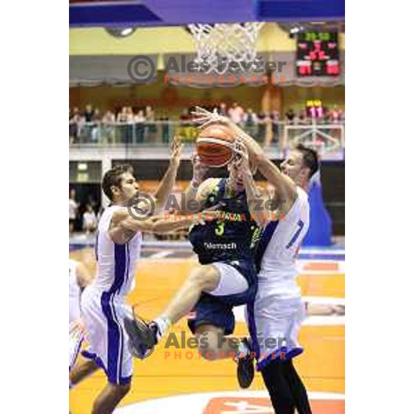 Goran Dragic of Slovenia in action during Adecco Cup basketball match between Slovenia and Czech Republic in Tabor Hall, Maribor, Slovenia on August 6, 2017