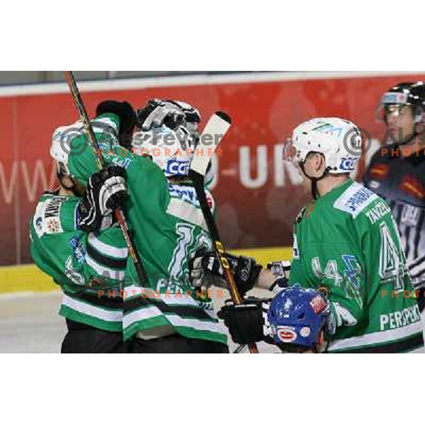 at match ZM Olimpija-VSV in Ebel league,played in Ljubljana (Slovenia) 30.11.2007. VSV won the match 3:1.Photo by Ales Fevzer 