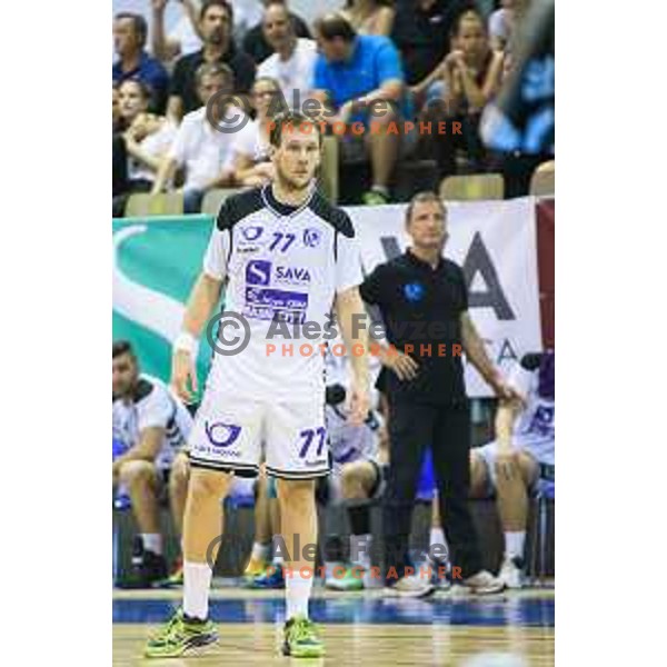 Kete Andraz in action during friendly handball game between Maribor and Paris SG in Tabor Hall, Maribor, Slovenia on August 11, 2017