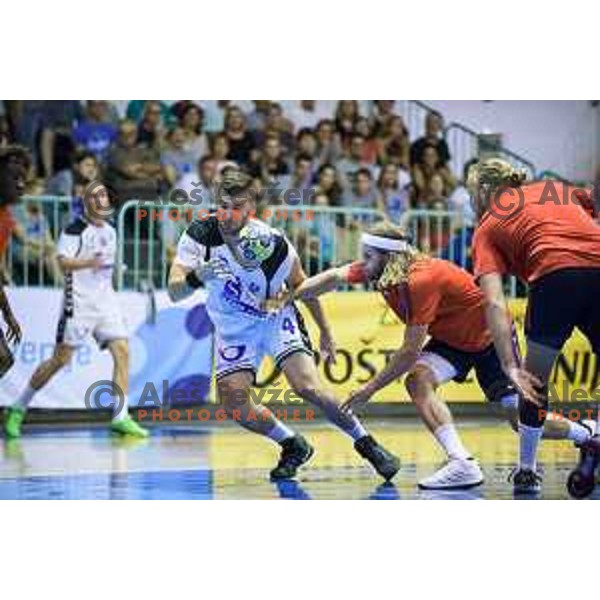 Kapular Zvonimir in action during friendly handball game between Maribor and Paris SG in Tabor Hall, Maribor, Slovenia on August 11, 2017