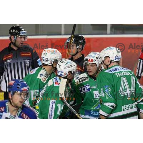 Tavzelj at match ZM Olimpija-VSV in Ebel league,played in Ljubljana (Slovenia) 30.11.2007. VSV won the match 3:1.Photo by Ales Fevzer 