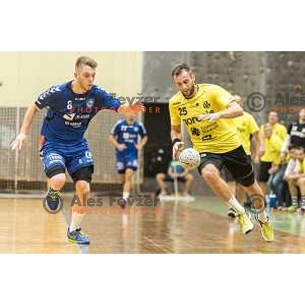 Gorenje’s Matic Verdinek (25) in action during friendly match between Gorenje Velenje and Koper, in Red Hall, Velenje on August 16th, 2017 