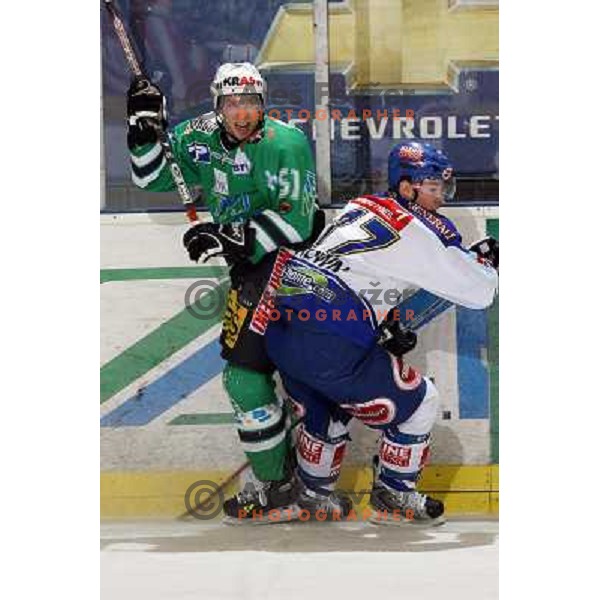 Corupe at match ZM Olimpija-VSV in Ebel league,played in Ljubljana (Slovenia) 30.11.2007. VSV won the match 3:1.Photo by Ales Fevzer 