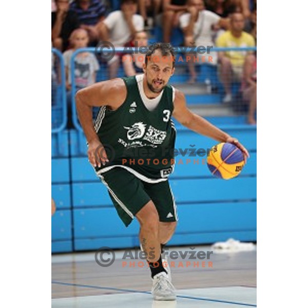 Zeljko Zagorac at Final of Samsung 3x3 Ljubljana Challenger street basketball in Ljubljana, Slovenia on August 19, 2017