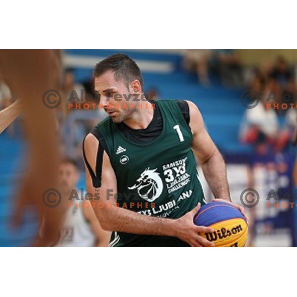 Jasmin Hercegovac at Final of Samsung 3x3 Ljubljana Challenger street basketball in Ljubljana, Slovenia on August 19, 2017