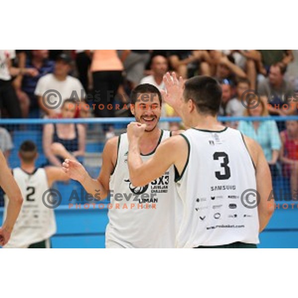 Final of Samsung 3x3 Ljubljana Challenger street basketball in Ljubljana, Slovenia on August 19, 2017