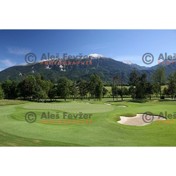 Royal Bled golf course established 1937 near Lake Bled is 6653 meters long from black tees with par 72