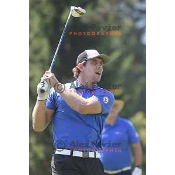 Anze Kopitar during Charity golf tournament at Bled Royal Golf course, Slovenia on August 26, 2017