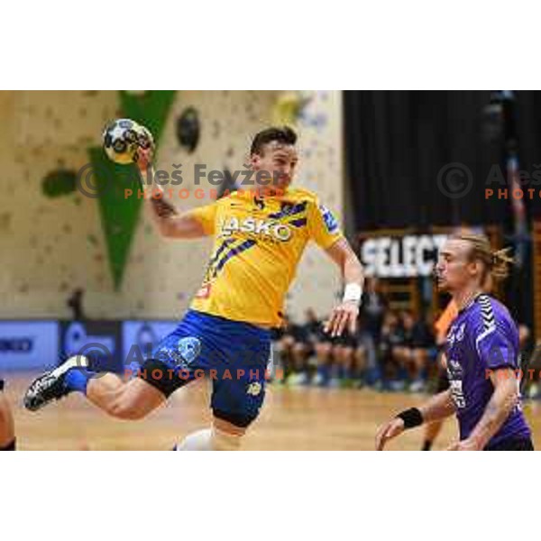 action during Slovenian Handball SuperCup match between Celje Pivovarna Lasko and Maribor in Slovenj Gradec on September 2, 2017