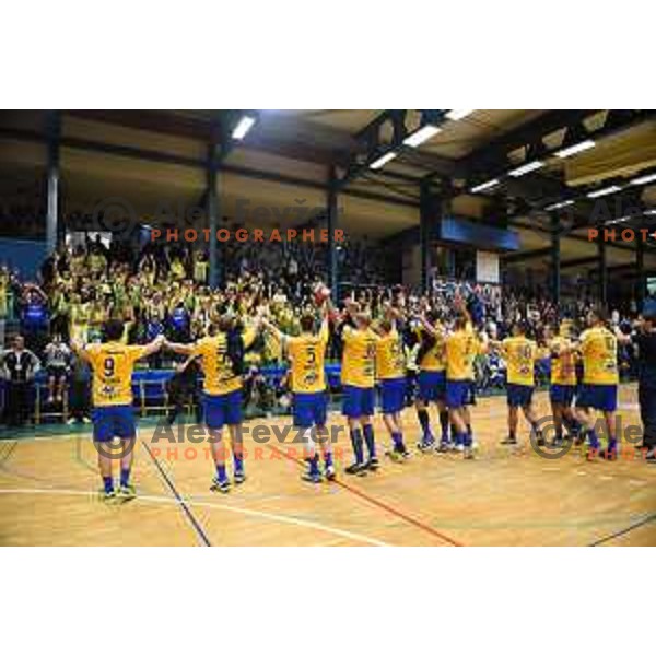 action during Slovenian Handball SuperCup match between Celje Pivovarna Lasko and Maribor in Slovenj Gradec on September 2, 2017