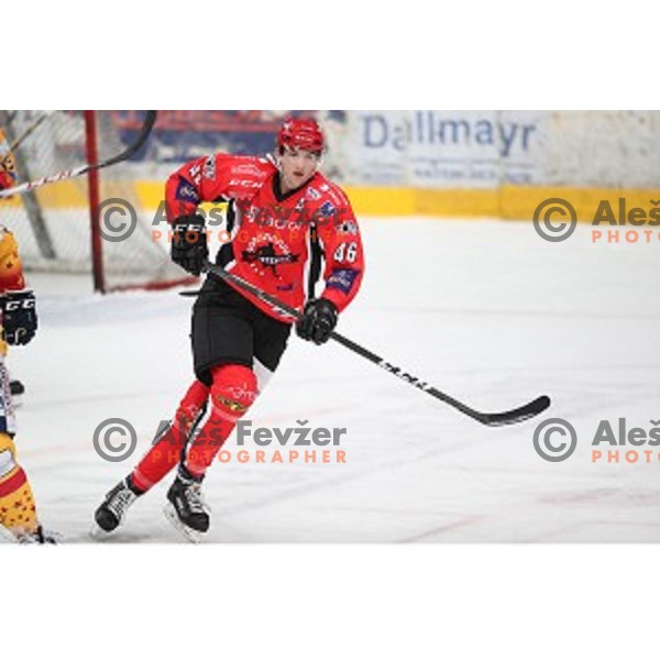 of Jesenice in action during Alps League ice-hockey match between Jesenice and Asiago in Podmezakla Hall, Jesenice, Slovenia on September 13, 2017