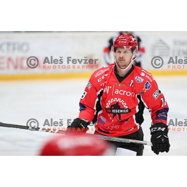 of Jesenice in action during Alps League ice-hockey match between Jesenice and Asiago in Podmezakla Hall, Jesenice, Slovenia on September 13, 2017
