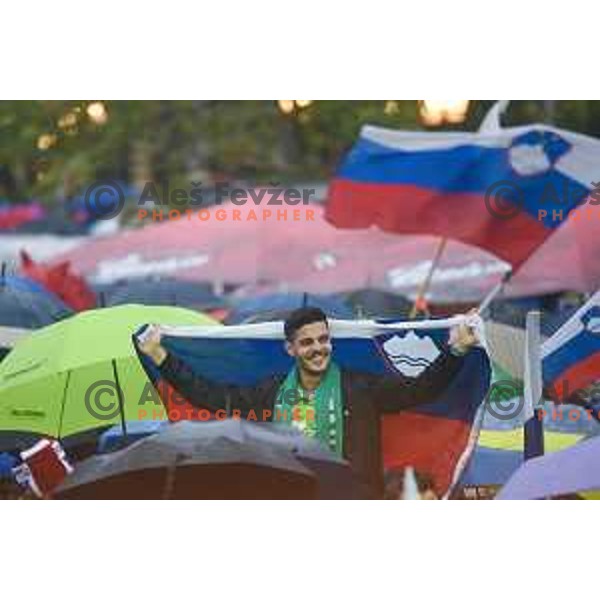 Reception of Slovenia Basketball Team European Champions of Eurobasket 2017 in Turkey in Ljubljana on September 18, 2017
