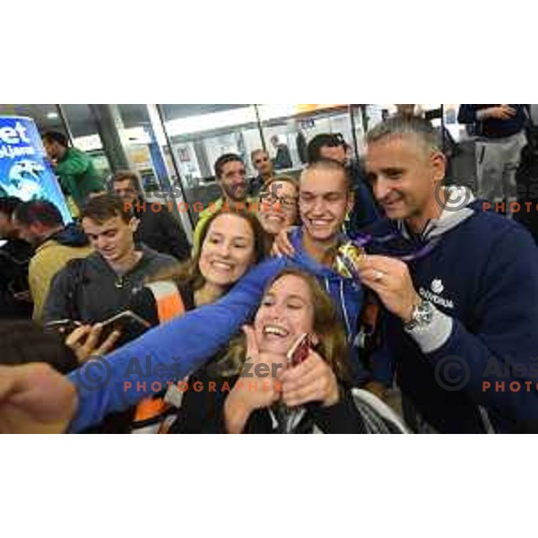 Reception of Slovenia Basketball Team European Champions of Eurobasket 2017 in Turkey in Ljubljana on September 18, 2017