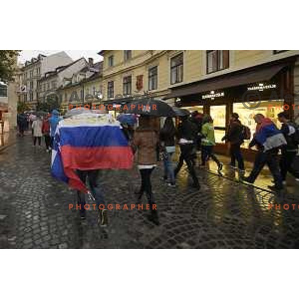 Reception of Slovenia Basketball Team European Champions of Eurobasket 2017 in Turkey in Ljubljana on September 18, 2017