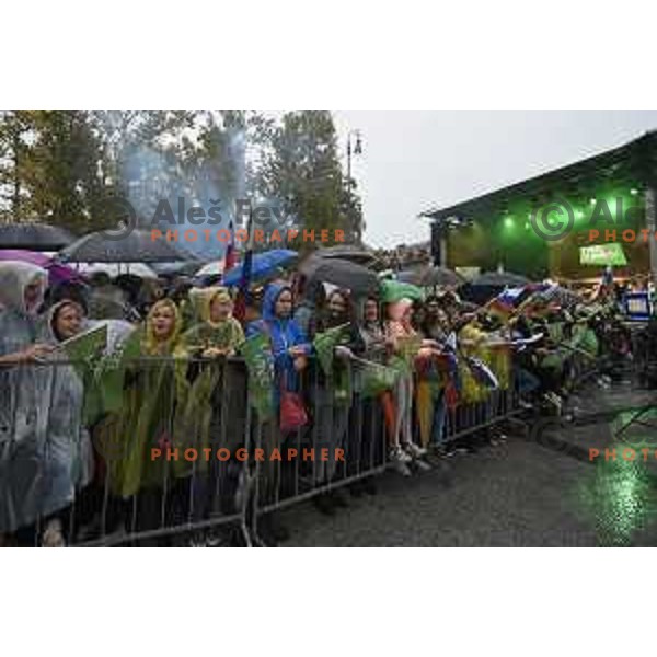 Reception of Slovenia Basketball Team European Champions of Eurobasket 2017 in Turkey in Ljubljana on September 18, 2017