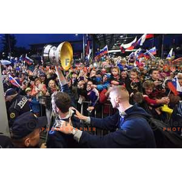 Reception of Slovenia Basketball Team European Champions of Eurobasket 2017 in Turkey in Ljubljana on September 18, 2017