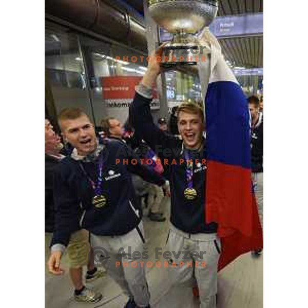 Reception of Slovenia Basketball Team European Champions of Eurobasket 2017 in Turkey in Ljubljana on September 18, 2017