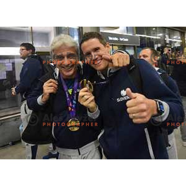 Reception of Slovenia Basketball Team European Champions of Eurobasket 2017 in Turkey in Ljubljana on September 18, 2017