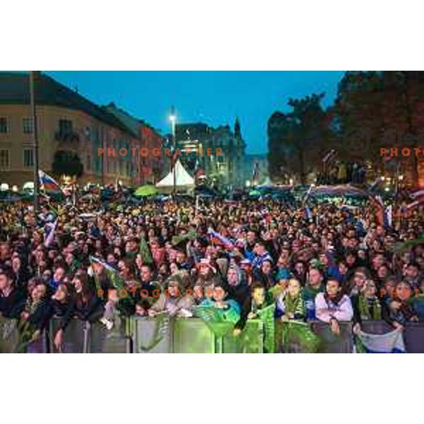 Reception of Slovenia Basketball Team European Champions of Eurobasket 2017 in Turkey in Ljubljana on September 18, 2017