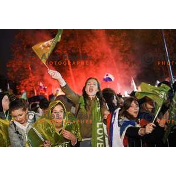 Reception of Slovenia Basketball Team European Champions of Eurobasket 2017 in Turkey in Ljubljana on September 18, 2017