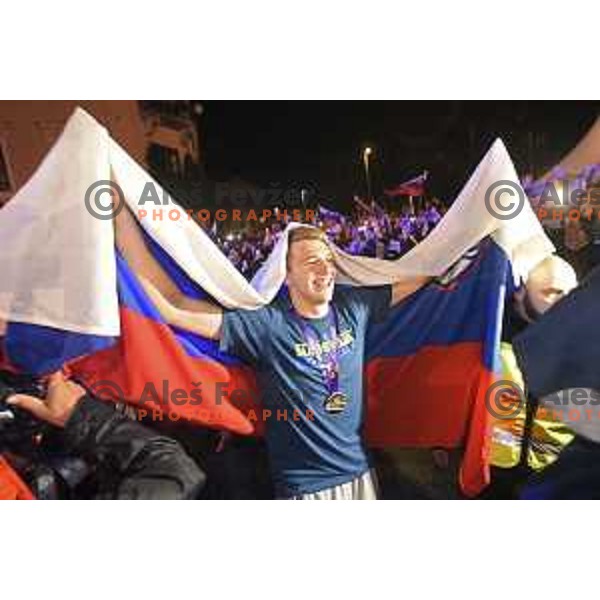 Reception of Slovenia Basketball Team European Champions of Eurobasket 2017 in Turkey in Ljubljana on September 18, 2017