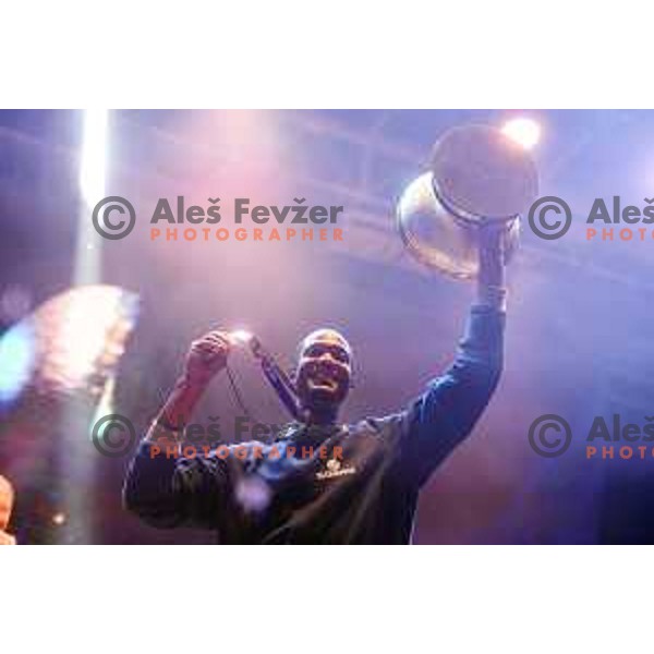 Reception of Slovenia Basketball Team European Champions of Eurobasket 2017 in Turkey in Ljubljana on September 18, 2017