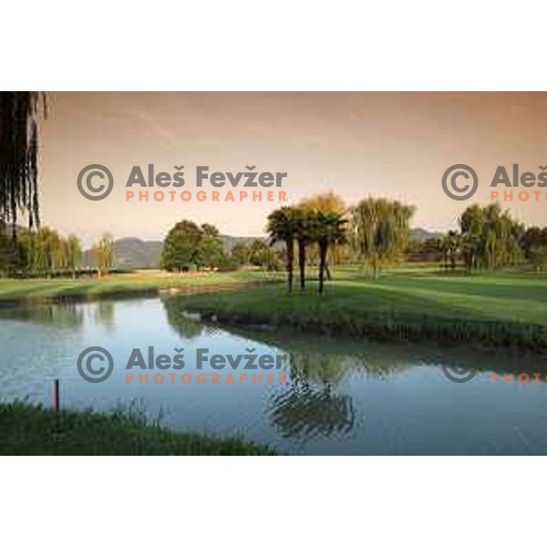 Galzignano Terme 9 holes golf course, member of Play 54 in Euganean Hills - Colli Euganei golf courses near Padova, Italy on August 31, 2017