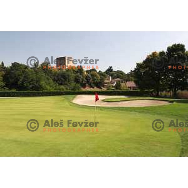 Montecchia golf course conists of 27 holes in Euganean Hills - Colli Euganei group of golf courses near Padova, Italy on August 31, 2017