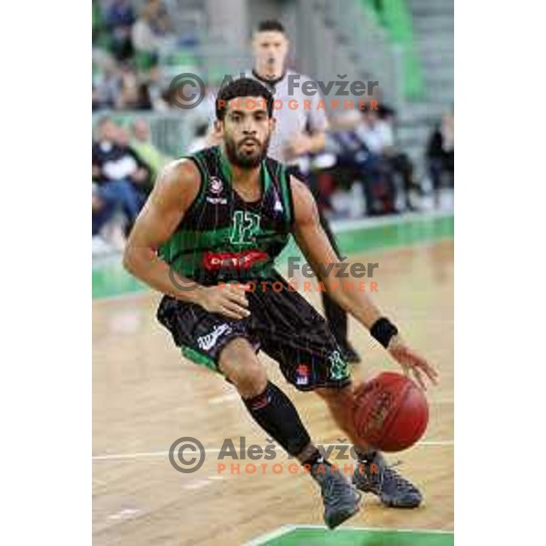 action during friendly basketball match between Petrol Olimpija (Slovenia) and Fenerbahce (Turkey) in Stozice, Ljubljana on September 25, 2017