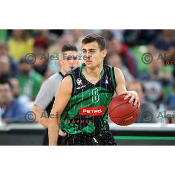 action during friendly basketball match between Petrol Olimpija (Slovenia) and Fenerbahce (Turkey) in Stozice, Ljubljana on September 25, 2017