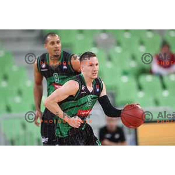 action during friendly basketball match between Petrol Olimpija (Slovenia) and Fenerbahce (Turkey) in Stozice, Ljubljana on September 25, 2017