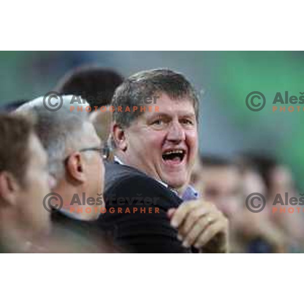 action during friendly basketball match between Petrol Olimpija (Slovenia) and Fenerbahce (Turkey) in Stozice, Ljubljana on September 25, 2017