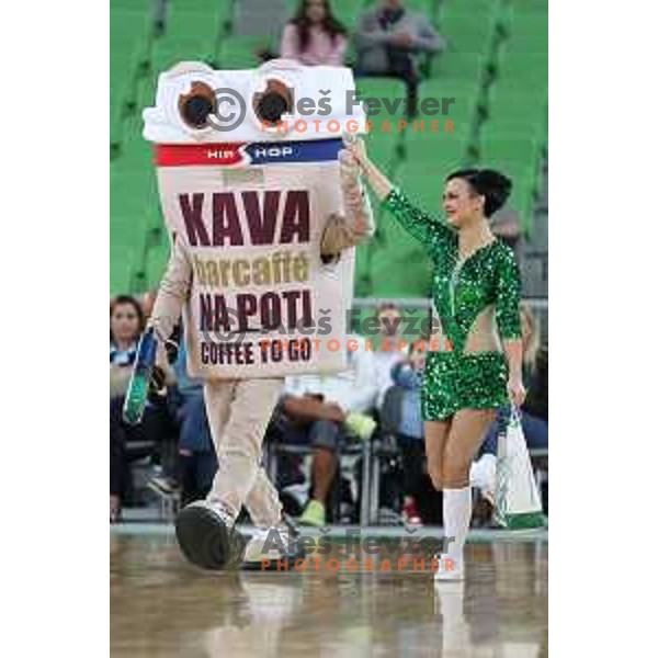 action during friendly basketball match between Petrol Olimpija (Slovenia) and Fenerbahce (Turkey) in Stozice, Ljubljana on September 25, 2017