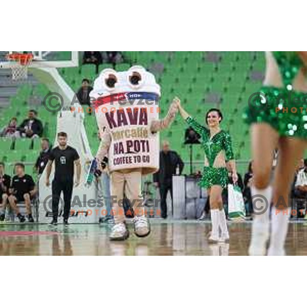 action during friendly basketball match between Petrol Olimpija (Slovenia) and Fenerbahce (Turkey) in Stozice, Ljubljana on September 25, 2017