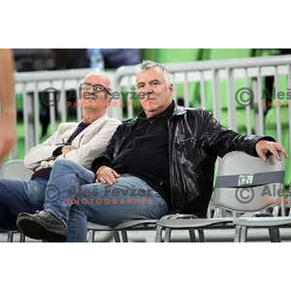 action during friendly basketball match between Petrol Olimpija (Slovenia) and Fenerbahce (Turkey) in Stozice, Ljubljana on September 25, 2017