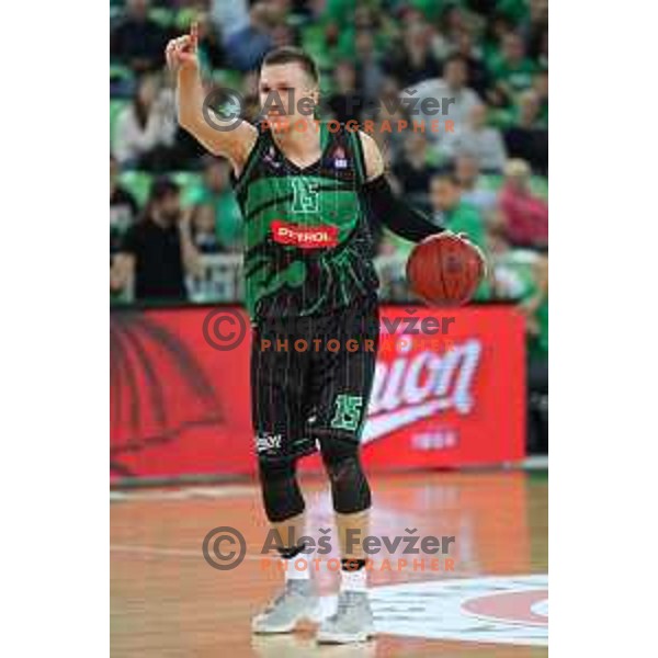 action during friendly basketball match between Petrol Olimpija (Slovenia) and Fenerbahce (Turkey) in Stozice, Ljubljana on September 25, 2017