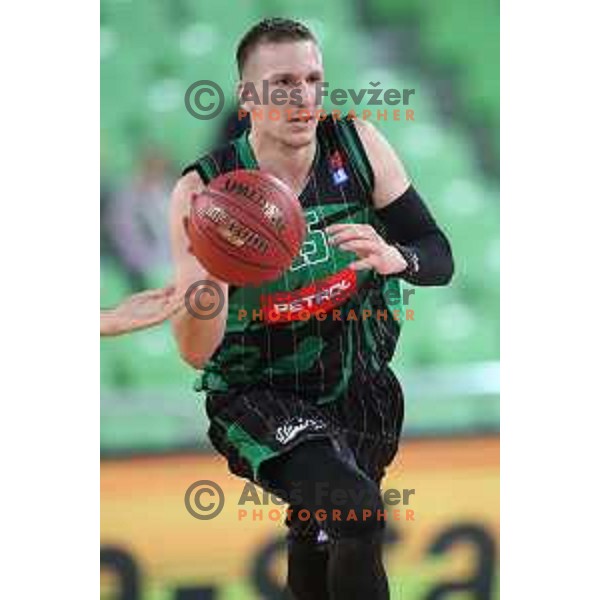 action during friendly basketball match between Petrol Olimpija (Slovenia) and Fenerbahce (Turkey) in Stozice, Ljubljana on September 25, 2017