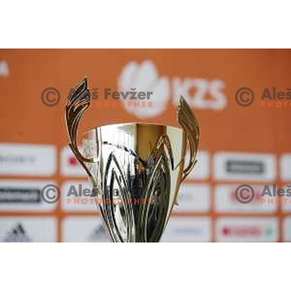 press conference before Slovenian basketball SuperCup in Ljubljana on September 26, 2017