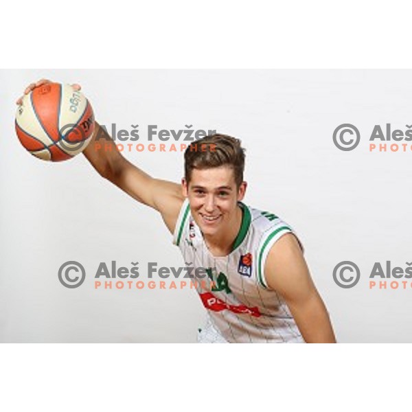 Petrol Olimpija during team photo shooting before 2017-2018 basketball season in Ljubljana on September 26, 2017
