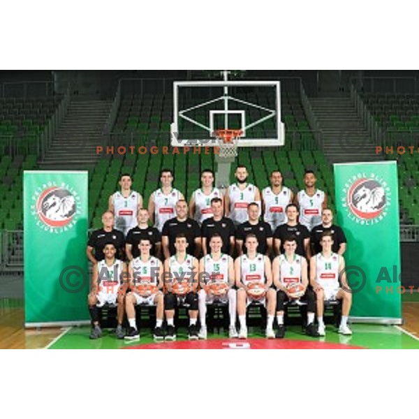 Petrol Olimpija during team photo shooting before 2017-2018 basketball season in Ljubljana on September 26, 2017