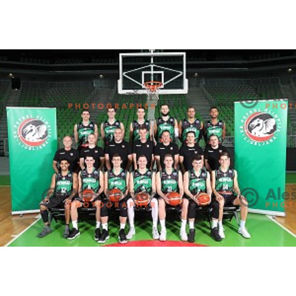 Petrol Olimpija during team photo shooting before 2017-2018 basketball season in Ljubljana on September 26, 2017