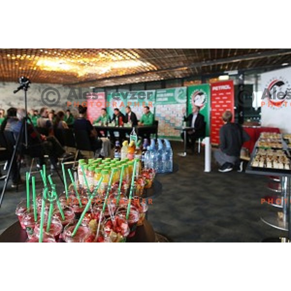 Petrol Olimpija during press conference before 2017-2018 basketball season in Ljubljana on September 27, 2017