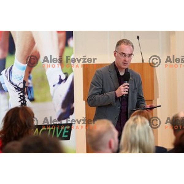 Igor E. Bergant at European Sport Week BeActive event in hotel Union, Ljubljana, Slovenia on September 27, 2017
