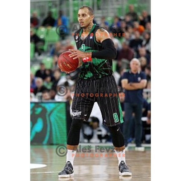 action during friendly basketball match between Petrol Olimpija (Slovenia) and Fenerbahce (Turkey) in Stozice, Ljubljana on September 25, 2017