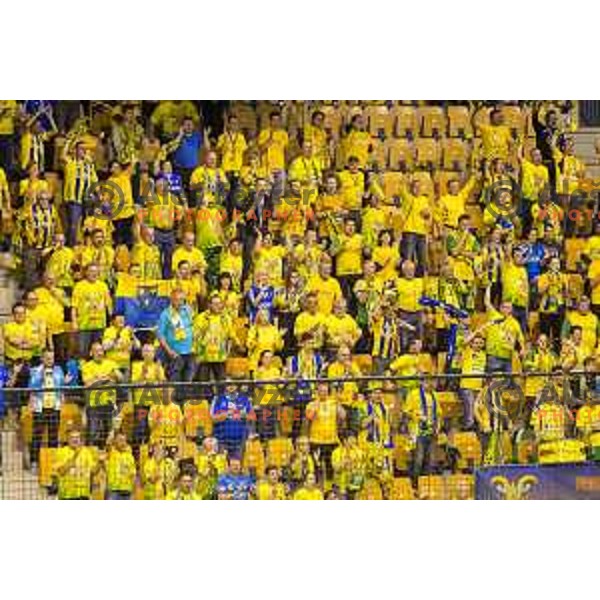 Celje\'s fans Florijani in action during EHF Champions League match between Celje PL (Slovenia) and PGE Vive Kielce (Poland) in Zlatorog Hall, Celje on September 30th, 2017